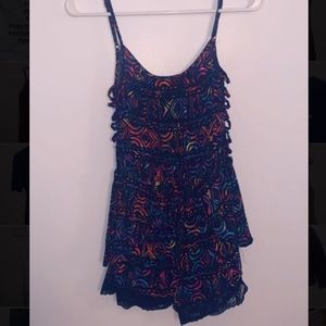 Multicolored romper.